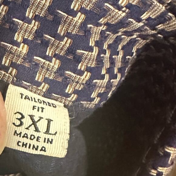 Robert Graham Modern Americana Blue Tailored Fit Button Down Shirt - Picture 11 of 11